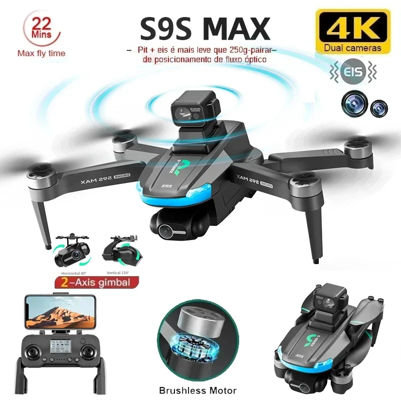 Drone Camera Night Vision - Novo s9s max mini drone 4k