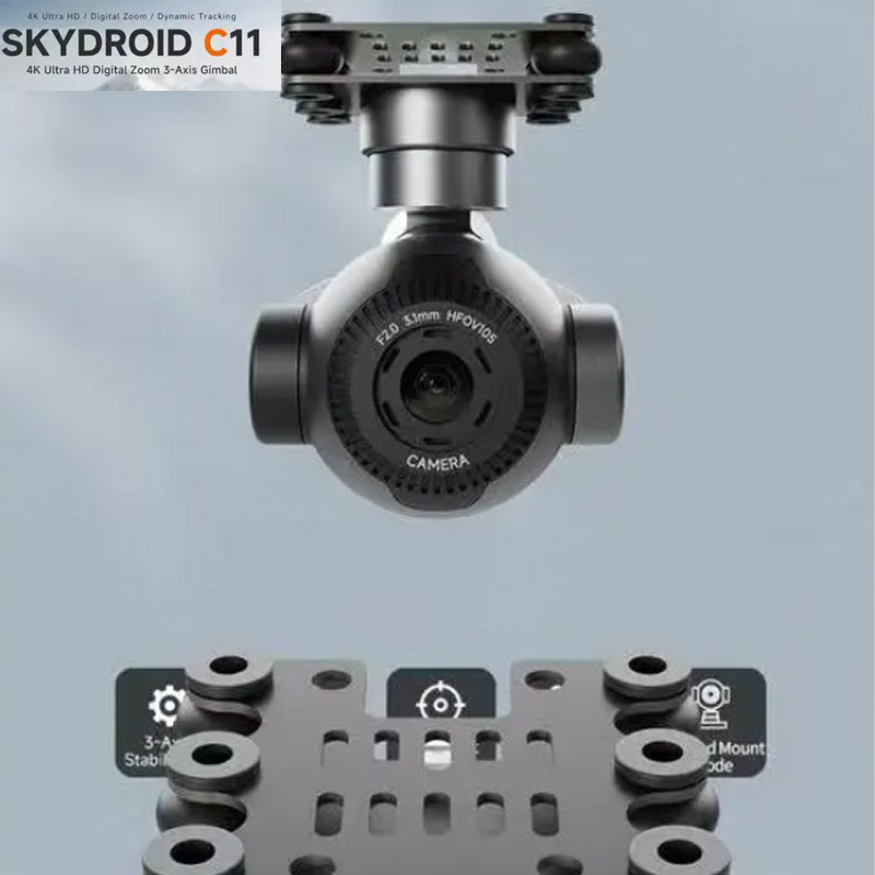 Drone Camera Waterproof - Câmera Skydroid C11 4K com Gimbal