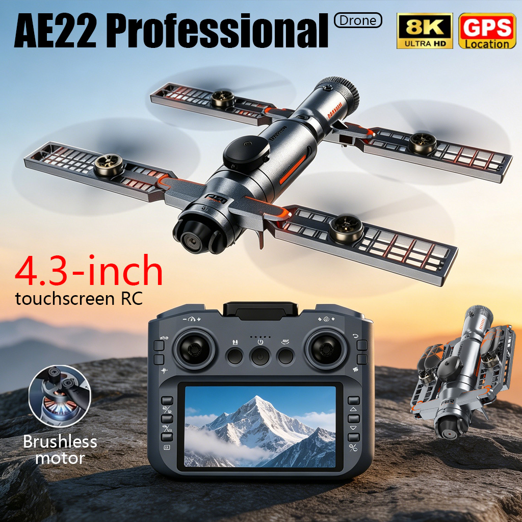 Drone Camera Waterproof - Drone Dobrável AE22 PRO MAX Atualizado,