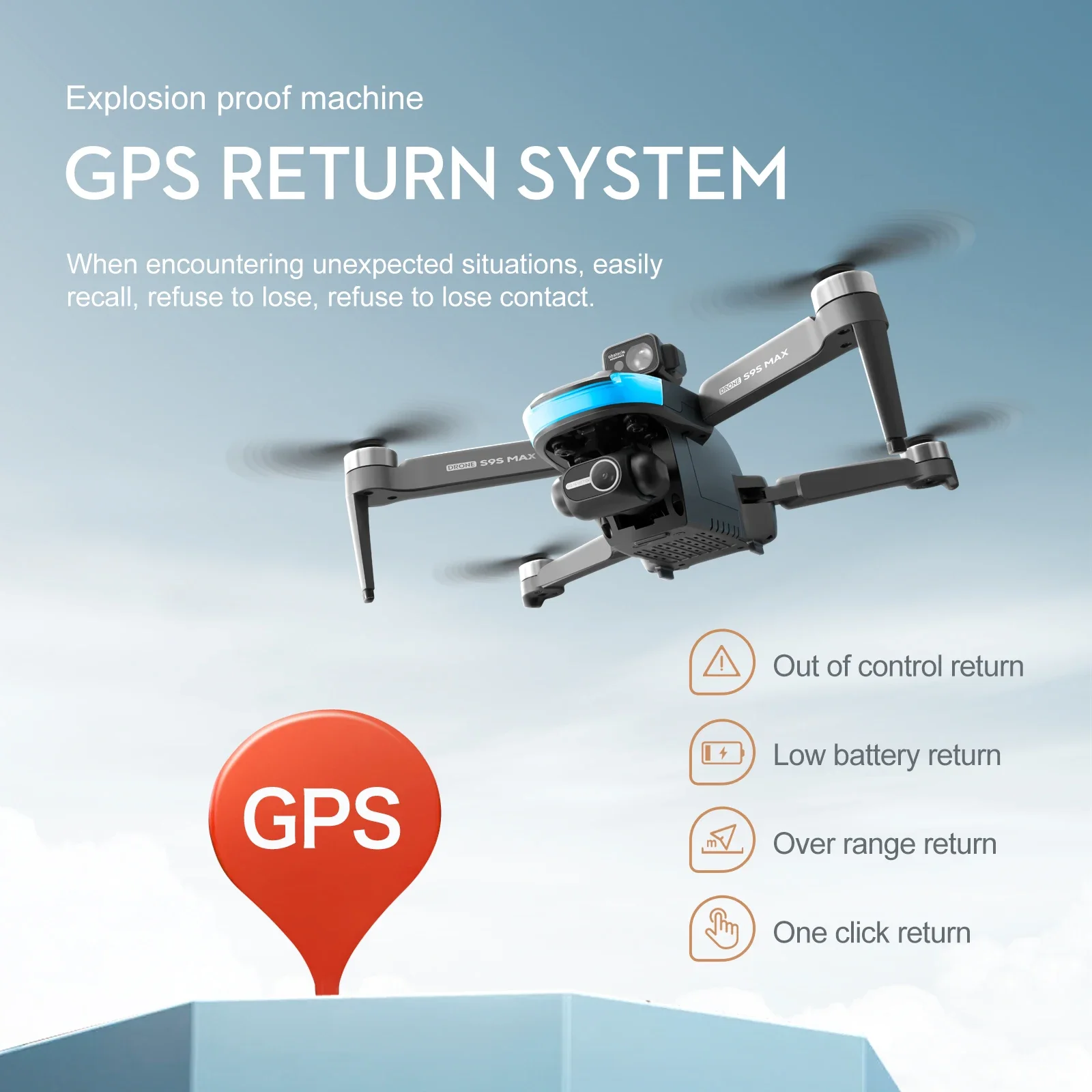 Novo s9s max mini drone 4k 2 e - Drone Camera Night Vision avaliação e preço