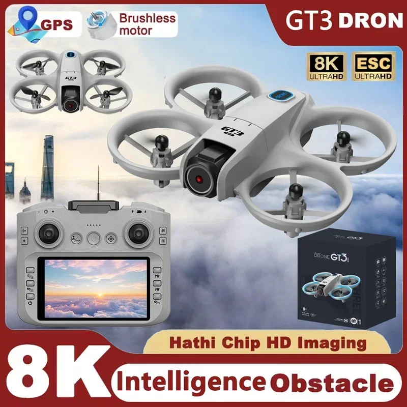 Gt3 mini novo drone rc quadcop - Drone Camera 4K avaliação e preço