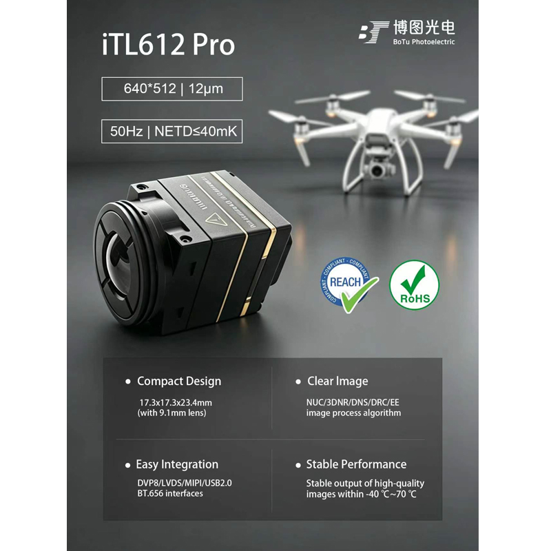 Câmera Térmica Mini Itl612 CVB - Drone Camera Night Vision avaliação e preço
