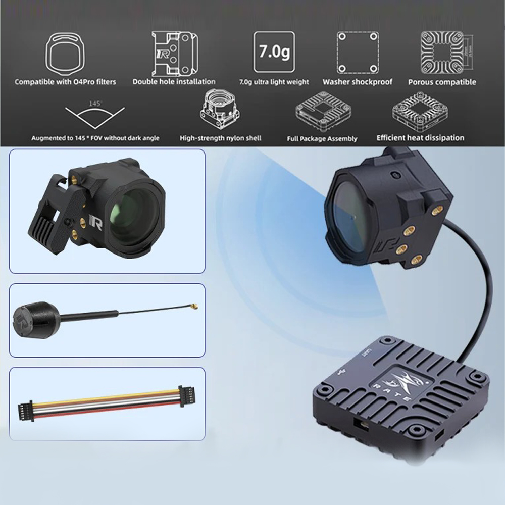 Kit CNC RATE O4 Lite Air Unit  - Drone Camera Case avaliação e preço