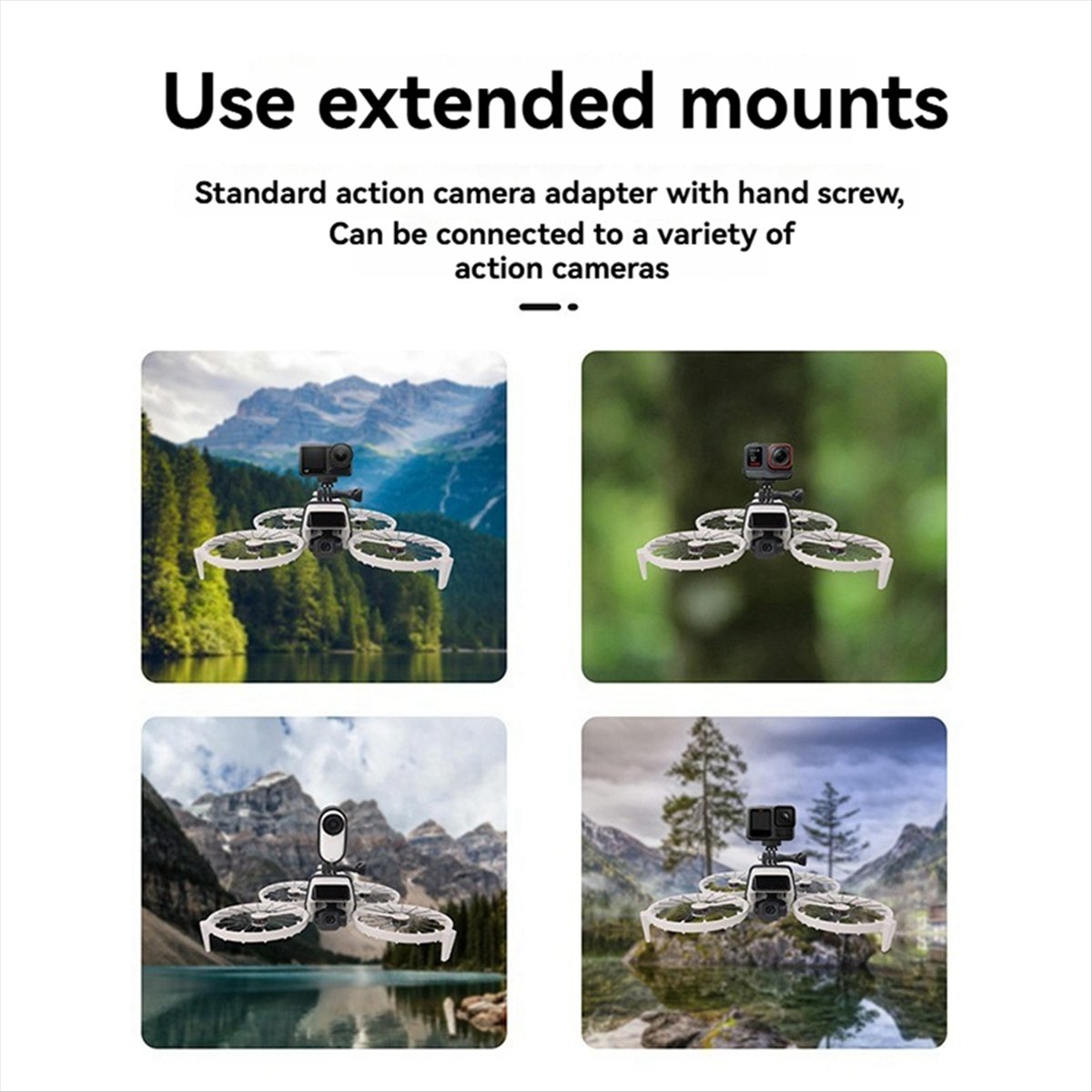 Suporte de Expansão Superior p - Drone Camera Action avaliação e preço