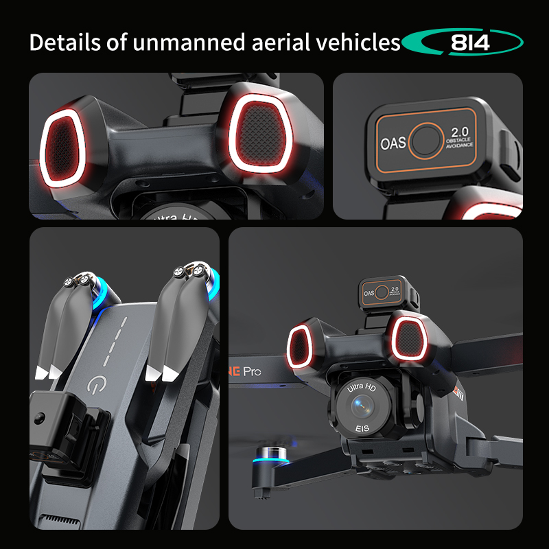 Drone profissional 814 com câm - Drone Camera With Gimbal avaliação e preço