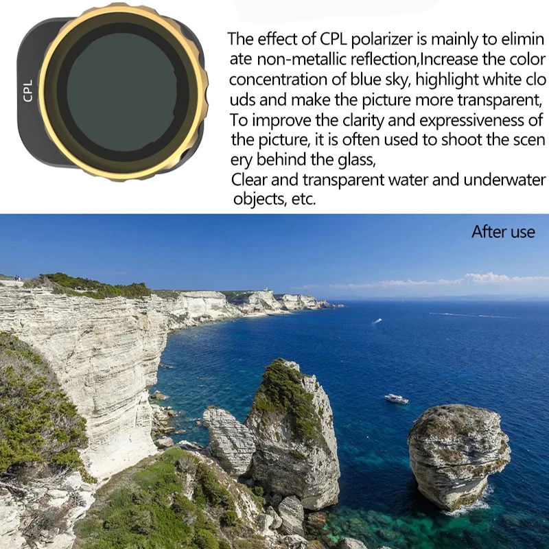 Filtro para Drone DJI Mini 3 P - Drone Camera Filter avaliação e preço